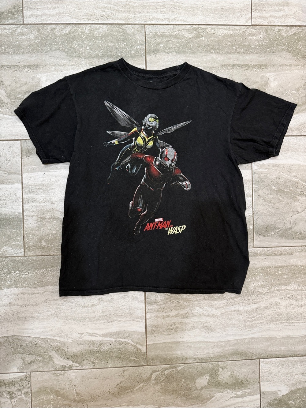 Marvel Ant-Man & The Wasp Black Graphic Tee